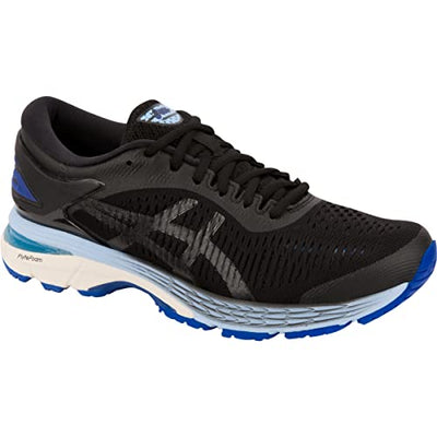 ASICS Women's Gel-Kayano 25 Running Shoes, 10M, Black/ASICS Blue