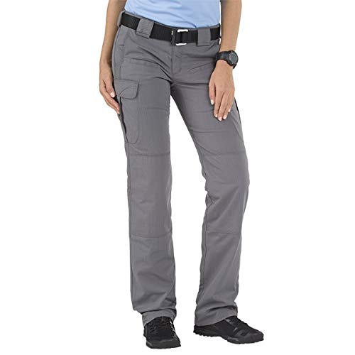 5.11 Tactical Women's Stryke Covert Cargo Pants, Stretchable, Gusseted Construction, Style 64386 2 Long Khaki