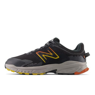 New Balance Men's Fresh Foam 510 V6 Trail Running Shoe, Black/Shadow Grey/Cayenne, 14 X-Wide