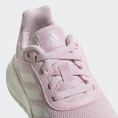 adidas Tensor Run 2.0 Shoe, Clear Pink/Chalk White/Clear Pink (Lace-Up), 6 US Unisex Big Kid