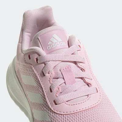 adidas Tensor Run 2.0 Shoe, Clear Pink/Chalk White/Clear Pink (Lace-Up), 6 US Unisex Big Kid