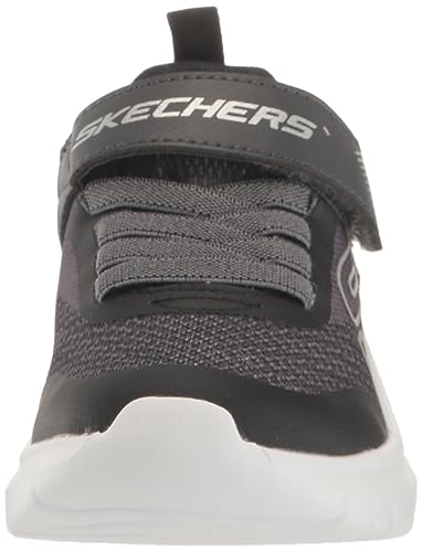 Skechers Boy's Skech Fast-Solar-Squad Sneaker, Charcoal/Black, 1.5 Little Kid