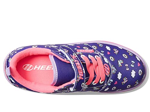 HEELYS Girl's Pro 20 Prints X2 (Little Kid/Big Kid) Purple/Pink/Multi 3 Little Kid M