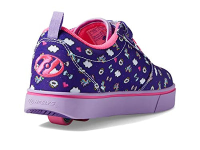 HEELYS Girl's Pro 20 Prints X2 (Little Kid/Big Kid) Purple/Pink/Multi 3 Little Kid M