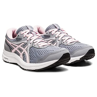 ASICS Womens Gel-Contend® 7 Sheet Rock/Pink Salt 6 D - Wide