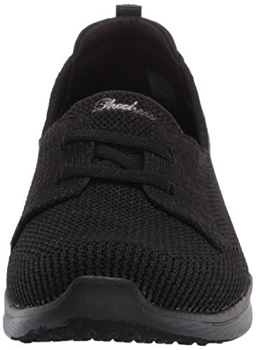 Skechers Women's Microburst 2.0 - Irresistable Sneaker, Black, 9.5