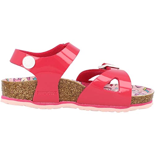 Birkenstock Girl's Sandal, Fuchsia Tulip Unicorn, 32 EU Étroit