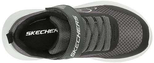 Skechers Boy's Skech Fast-Solar-Squad Sneaker, Charcoal/Black, 1.5 Little Kid