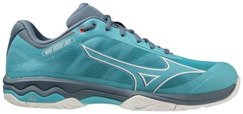 Mizuno Men's Exceed Light Sneaker, Maui Blue-White, 9