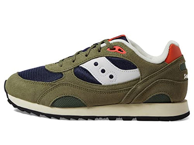 Saucony Boy's Originals Shadow 6000 (Little Kid/Big Kid) Olive/Navy/Orange 13.5 Little Kid M