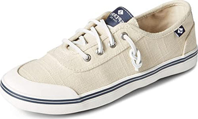 Sperry Lounge 2 Lace-Up Linen Light Tan 12 M (B)