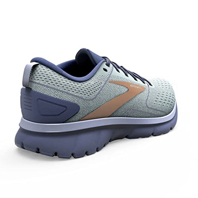 Brooks Women's Transmit 3 Running Shoe - Spa Blue/Neo Pink/Copper - 10.5 Medium