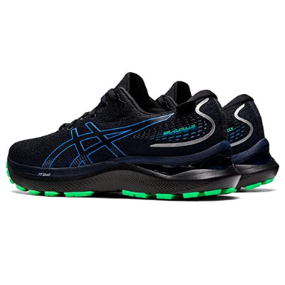 ASICS Men's Gel-Cumulus 24 GTX Running Shoes, 14, Black/Blue Coast