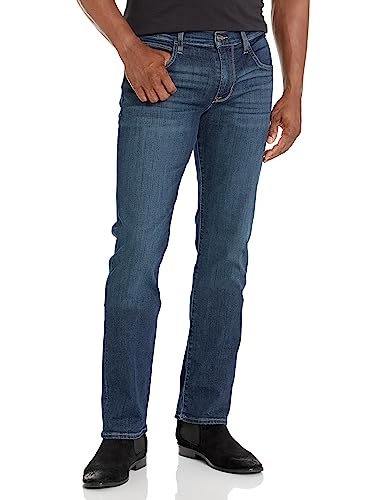 Hudson Jeans Men's Byron Straight, Game Face, 38 Regular