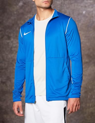 Nike M Nk DRY PARK20 TRK JKT K Sport Jacket - Royal Blue/White/White (Large)