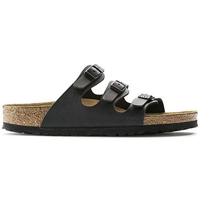 BIRKENSTOCK Women's BIRK-53013 Florida Birko-Flor Sandal, Black, 37