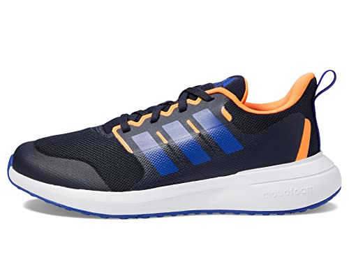 adidas Baby Boy's Fortarun 2.0 Elastic (Toddler) Ink/Lucid Blue/Screaming Orange 7.5 Toddler M