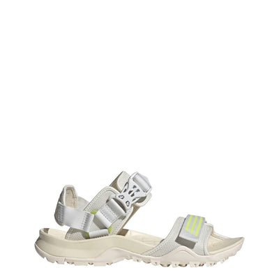 adidas Unisex Terrex Cyprex Ultra DLX Sandals, Wonder White/Pulse Lime/Crystal White, 12 US Men