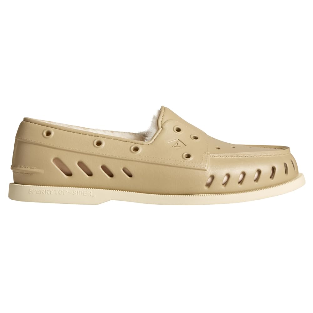 Sperry Mens AO Float Cozy Lined Slip On Casual Shoes - Beige - Size 8 M