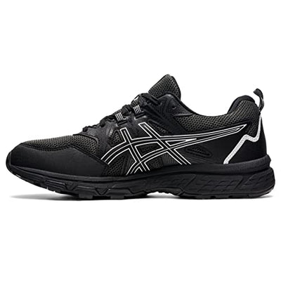 ASICS Men's Gel-Venture 8 Running Shoes, 12, Black/White