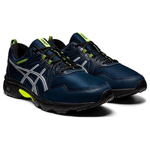 ASICS Men's Gel-Venture 8 All Winter Long Running Shoes, 13, French Blue/Safety Yellow