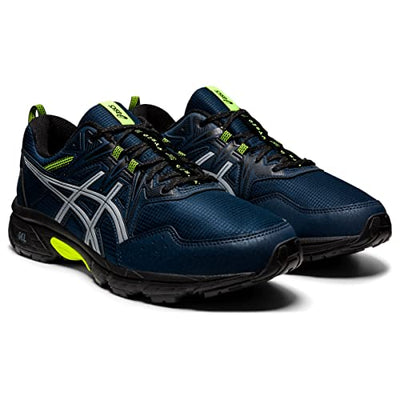 ASICS Men's Gel-Venture 8 All Winter Long Running Shoes, 13, French Blue/Safety Yellow