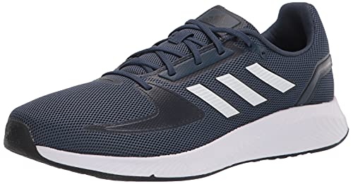 adidas Men's Runfalcon 2.0 Trail Running Shoe, Navy/White/Ink, 11