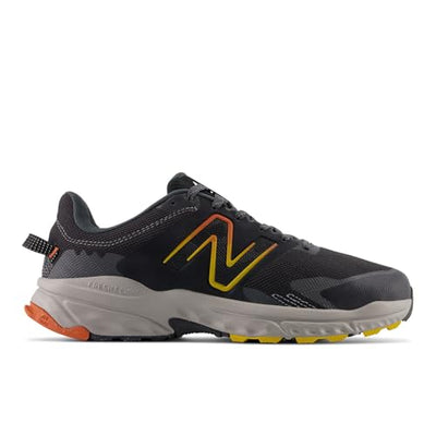 New Balance Men's Fresh Foam 510 V6 Trail Running Shoe, Black/Shadow Grey/Cayenne, 14 X-Wide