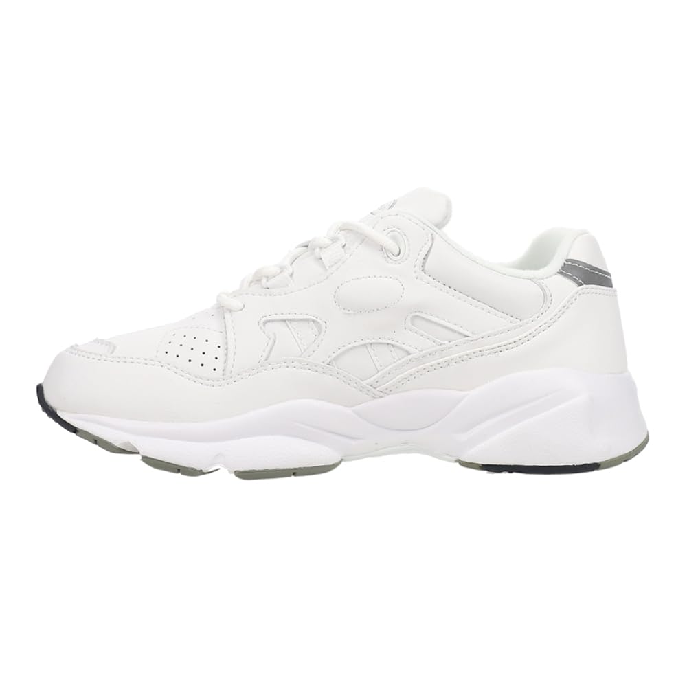 Propét Womens W2034 Stability Walker Sneaker, White, 10 XX-Wide US