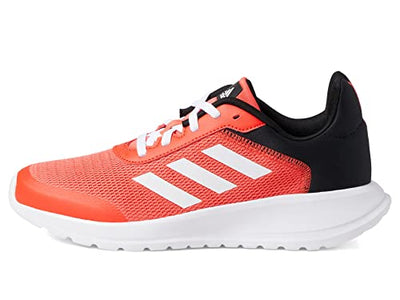 adidas Boy's Tensaur Run (Little Kid/Big Kid) White/Bright Red/Black 1.5 Little Kid M