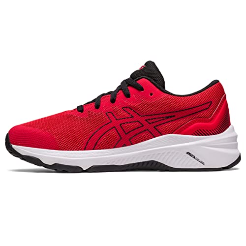 ASICS Kid's GT-1000 11 Grade School Running Shoes, 4, Electric RED/White