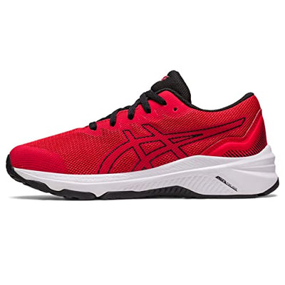 ASICS Kid's GT-1000 11 Grade School Running Shoes, 4, Electric RED/White