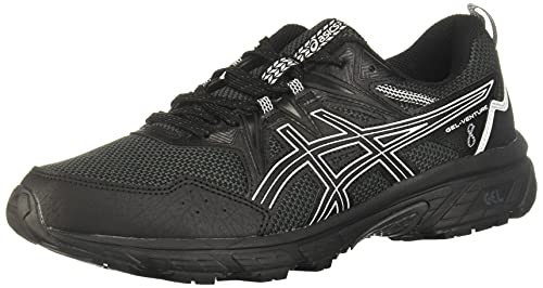 ASICS Men's Gel-Venture 8 Running Shoes, 12, Black/White