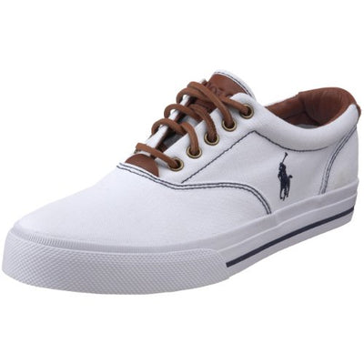 POLO RALPH LAUREN Men's Vaughn Fashion Sneaker, White, 10 D US