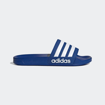 adidas Unisex Shower Slide Sandal, Team Royal Blue/White/Team Royal Blue, 8 US Men