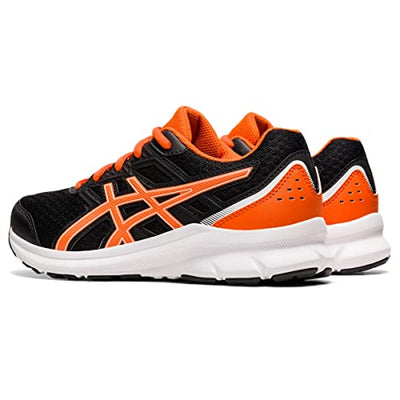 ASICS Kid's JOLT 3 Grade School Running Shoe, 6.5, Black/Marigold Orange