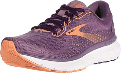 Brooks Womens Glycerin 18 Running Shoe - Valerian/Jewel/Cantaloupe - B - 5