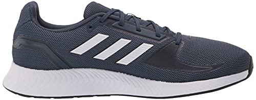 adidas Men's Runfalcon 2.0 Trail Running Shoe, Navy/White/Ink, 11