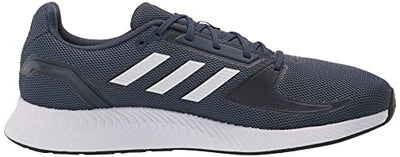 adidas Men's Runfalcon 2.0 Trail Running Shoe, Navy/White/Ink, 11