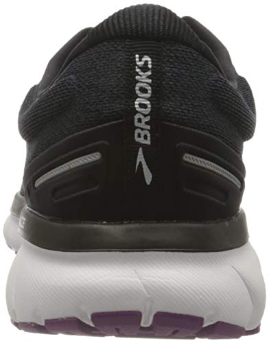 Brooks Women's Trace Neutral Running Shoe - Ebony/Black/Wood Violet - 12