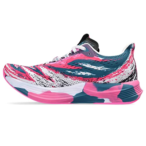 ASICS Women's Noosa TRI 15 Running Shoes, 11, RESTFUL Teal/HOT Pink