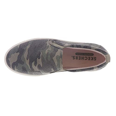 Skechers womens Poppy - Camo Queen Sneaker, Camo, 9.5 US