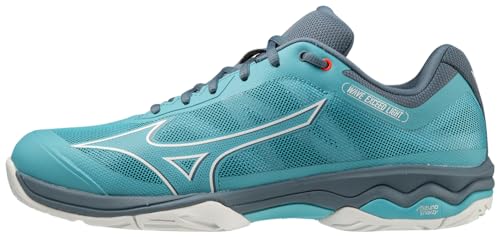 Mizuno Men's Exceed Light Sneaker, Maui Blue-White, 9