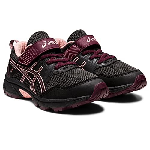 ASICS Kid's PRE Venture 8 Pre-School Running Shoes, 2.5, Black/DEEP Mars