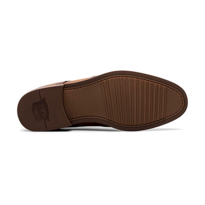 Florsheim Men's, Rucci Moc Toe Slip-On 9.5 Wide Cognac