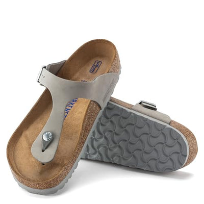 Birkenstock 1024127141 Gizeh SFB Dove Gray Nb R 41