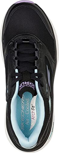 Skechers Max Cushioning Arch Fit - Fast Dash Black/Aqua 7.5 B (M)