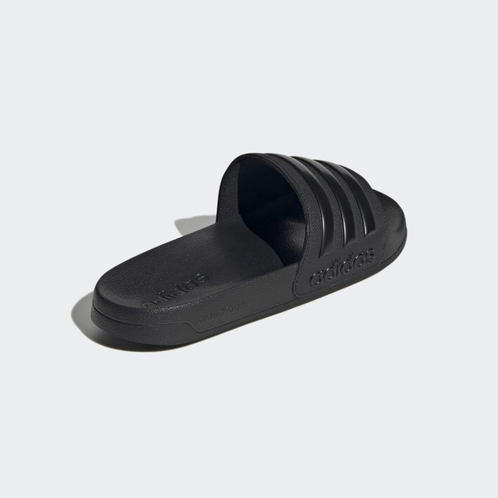 adidas Unisex Shower Slide Sandal, Core Black/Core Black/Core Black, 15 US Men