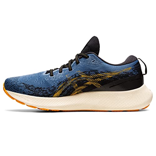 ASICS Men's Gel-Nimbus LITE 3 Running Shoes, 12.5, Azure/Amber