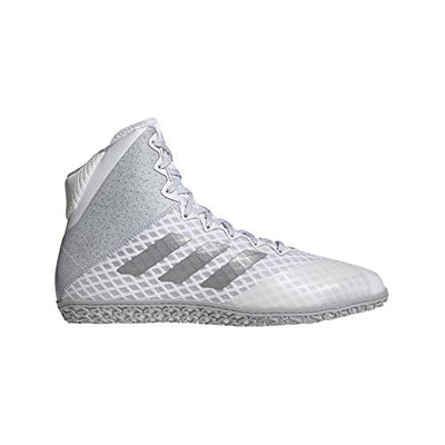 adidas Mat Wizard Hype White/Silver Wrestling Shoes 11.5